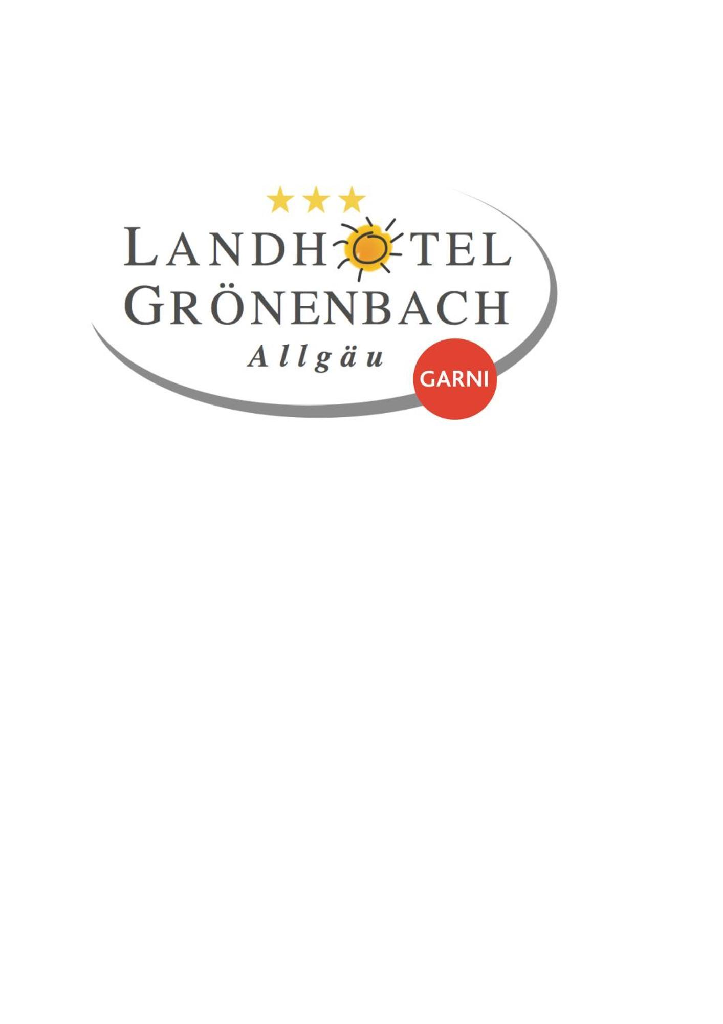 Landhotel Groenenbach Bad Grönenbach Exterior foto
